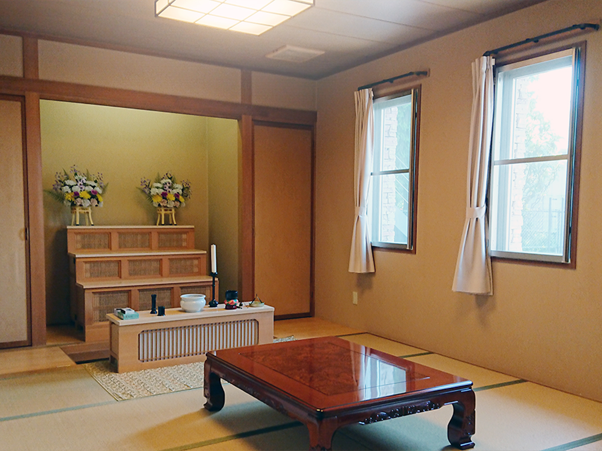 松井葬祭 控え室